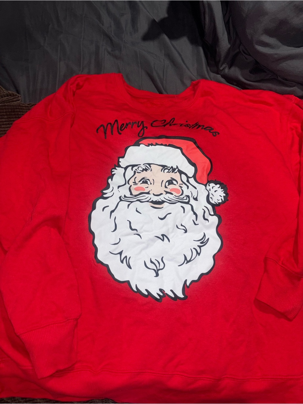 Holiday Time Red Crewneck Sweatshirt